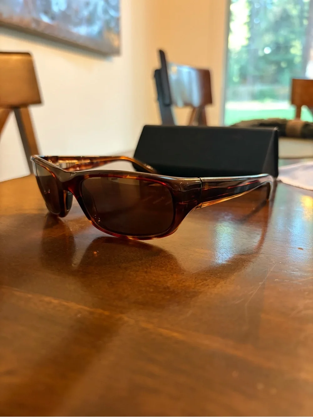 Maui Jim Stingray Tortoise Sunglasses - Brown Lenses